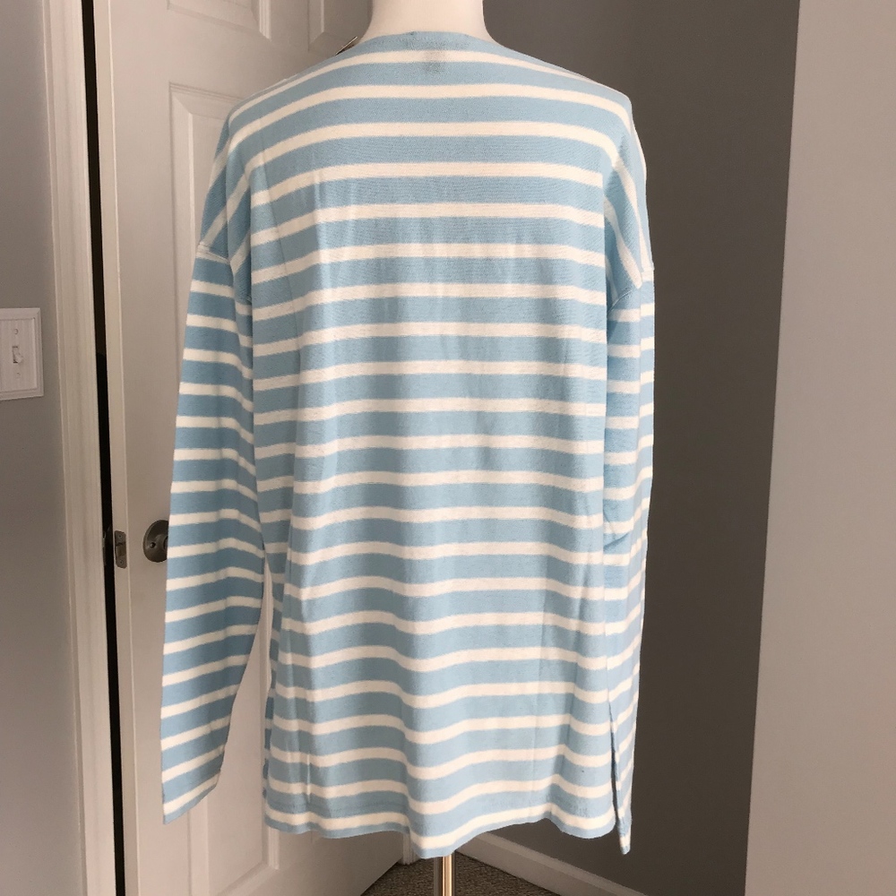 J. Crew Deck Striped Long Sleeve Tee *NWT* - Picture 4 of 7